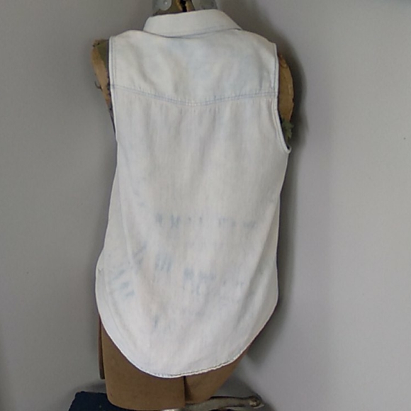 VTG 2000 EXPRESS JEAN DESTROYED SHIRT SP - Picture 4 of 7